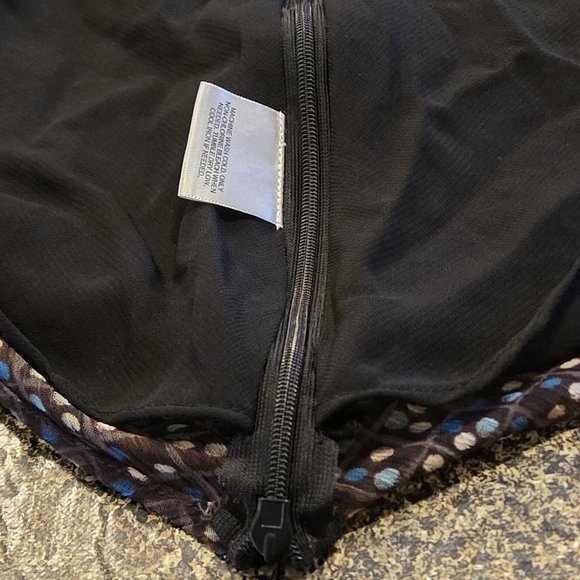 Covington Brown w/ Polka Dots Blouse Sheer Flutter Sleeves Women size 20W - Picture 8 of 11